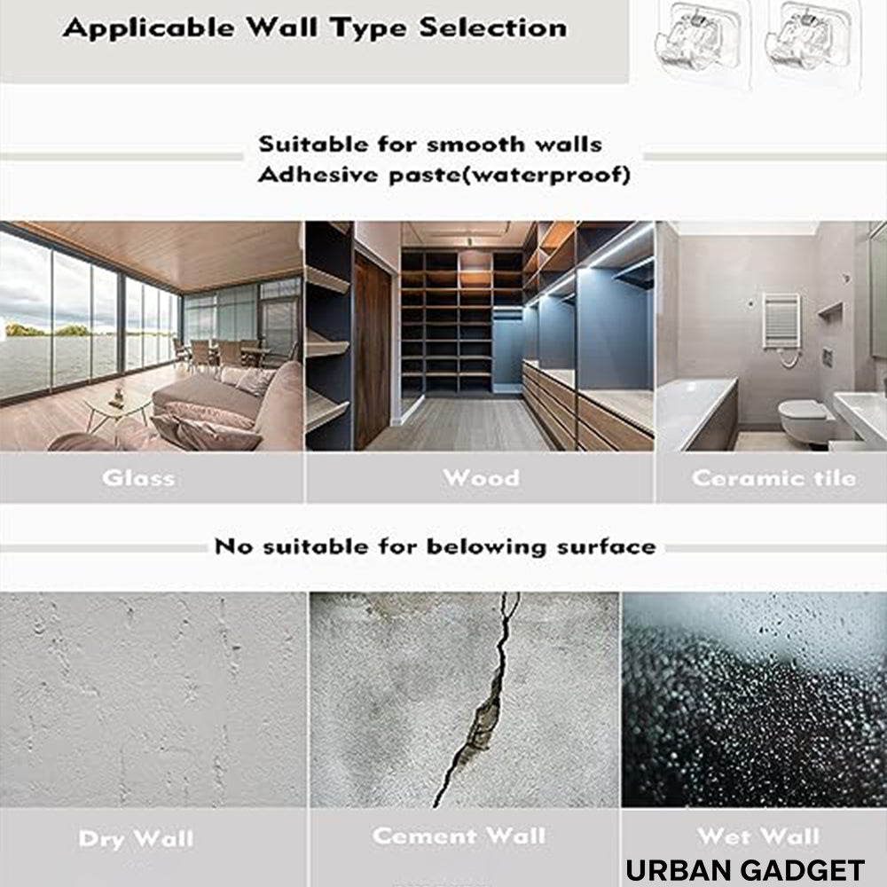Urban™ Adhesive Hooks (Buy 2 Get 3 Free)