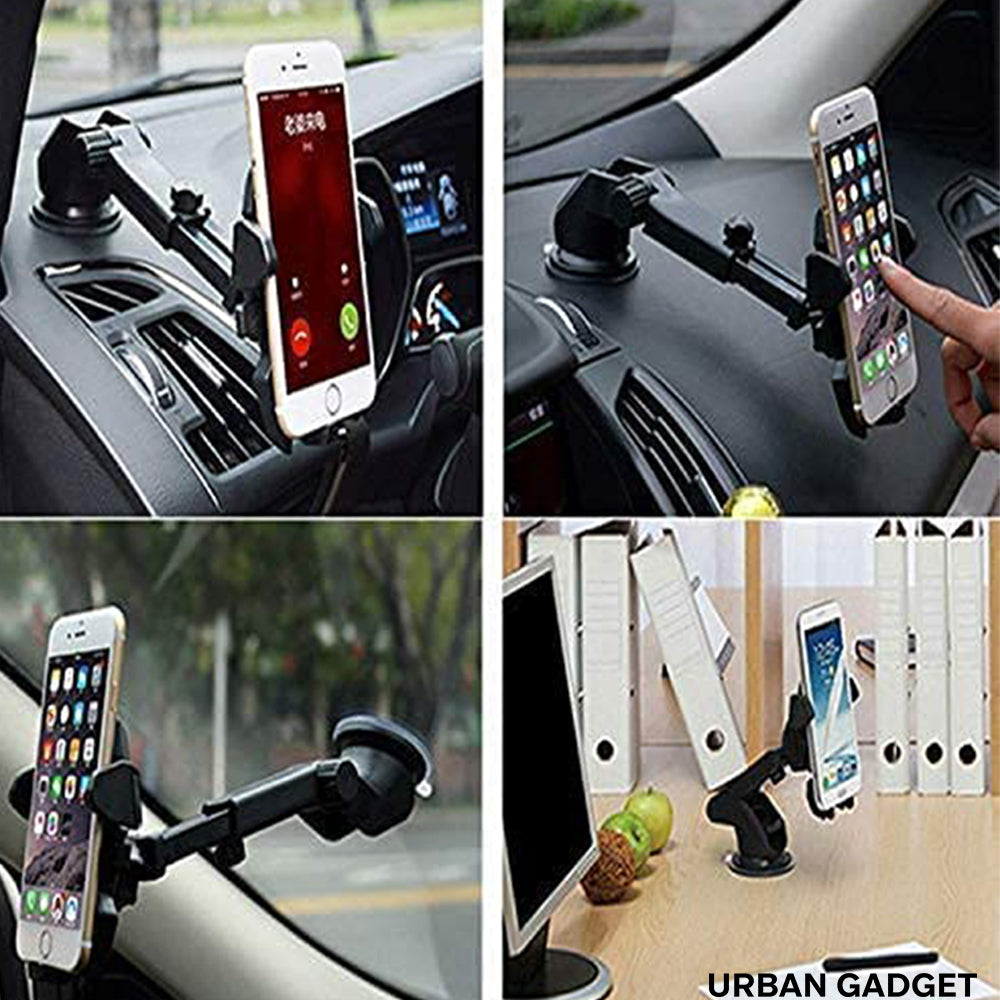 Adjustable Car Phone Holder with Suction Cup