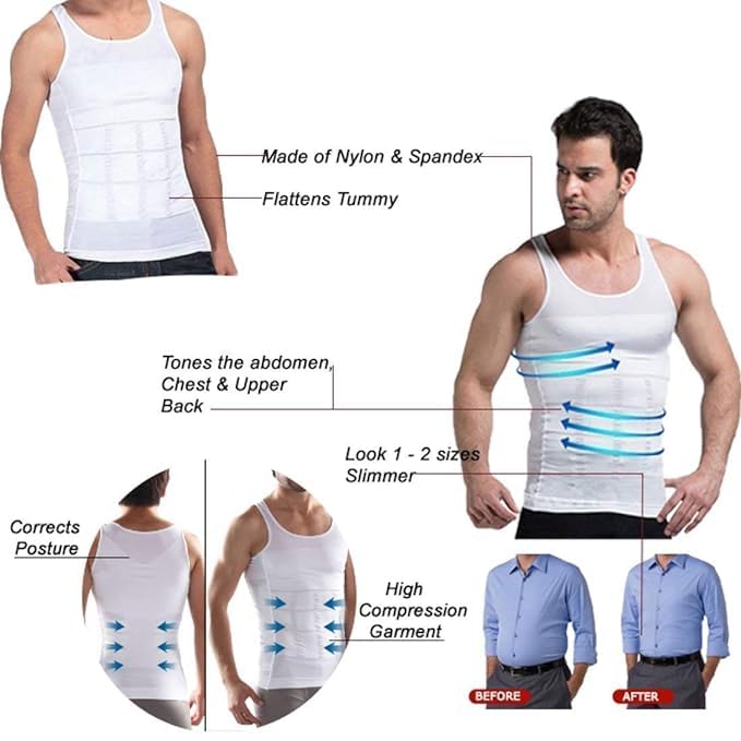 FitCore™ Men's Slimming Compression Shapewear – Define Your Best Shape! 💪