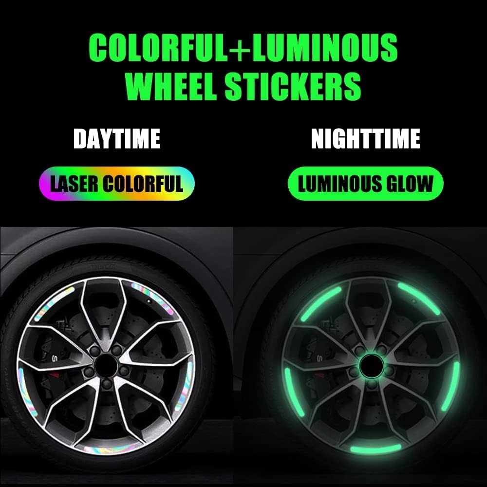 Holographic Anti-Collision Reflective Stickers for Motorcycles and Cars 🚗