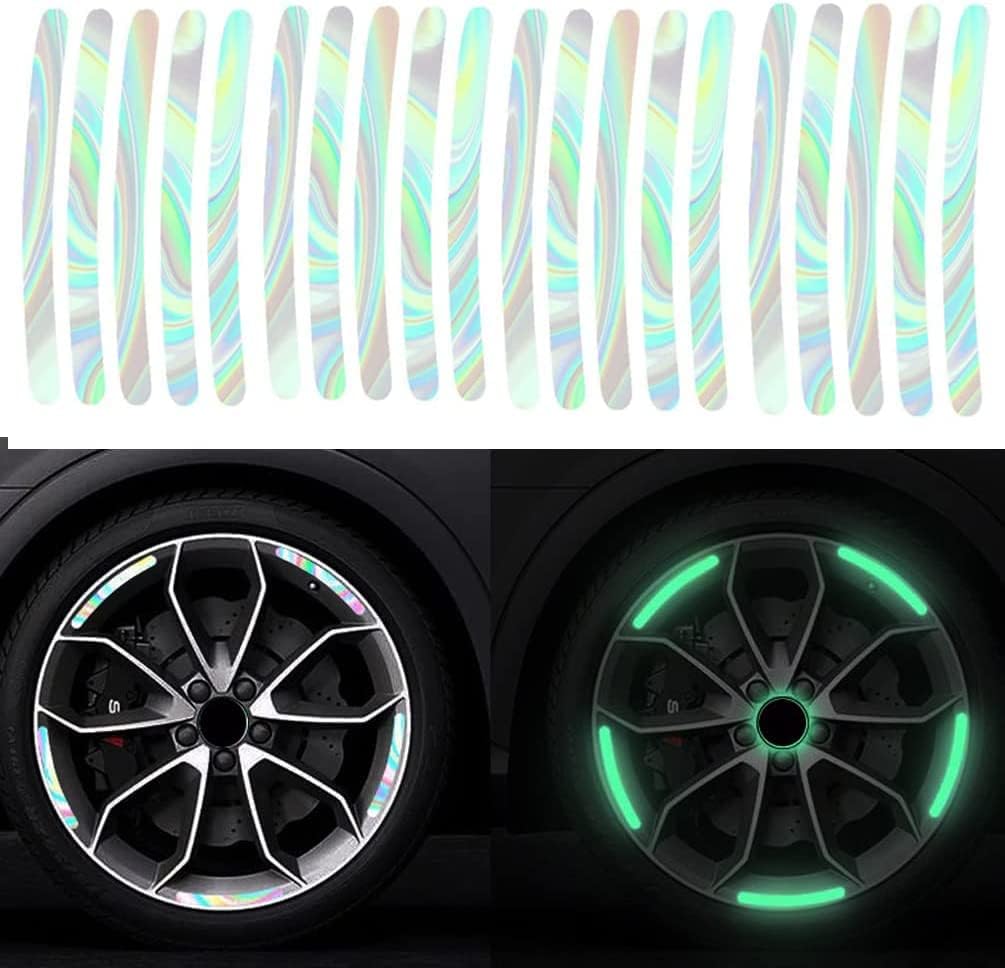 Holographic Anti-Collision Reflective Stickers for Motorcycles and Cars 🚗