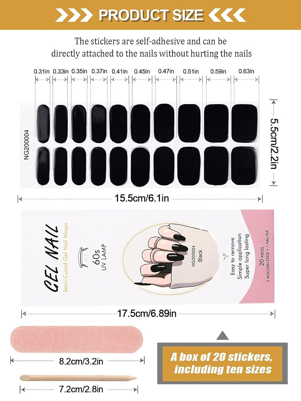 Urban™ UV Sticker Nails