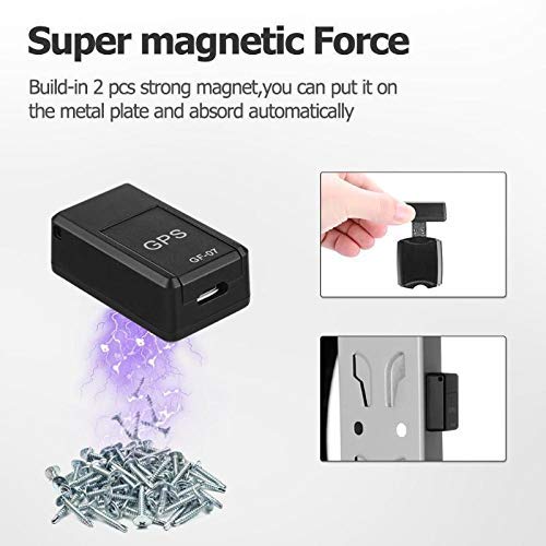 Locator,Tracking Device,Mini Magnetic GPS GSM/GPRS Car Tracking Locator Device Free Installation for Vehicles No Monthly Fee,Dogs,Keys,Cars, Kids, Persons,Travel,Key Finder,Smart Watcht,Pets (Black)