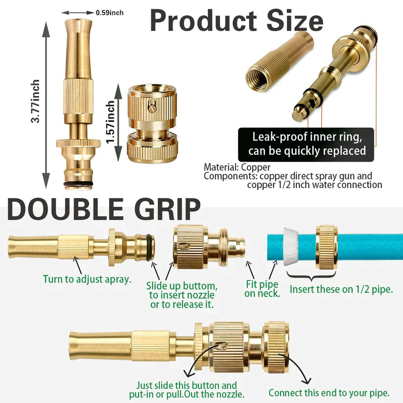 Urban™ Brass Spray Nozzle - Heavy Duty Pressure Washer @ 50% Off