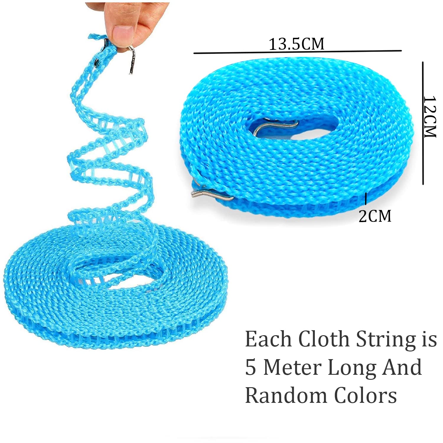 UrbanBreeze™: Premium Clothesline Solution - Pack of 5 by Urban™